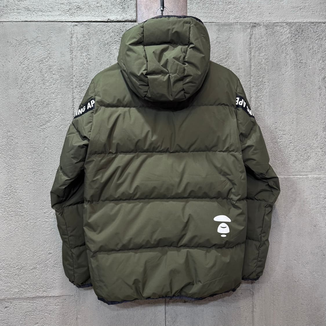 에이프 by 베이프 리버시블 다운 점퍼 (M)   상품이미지8