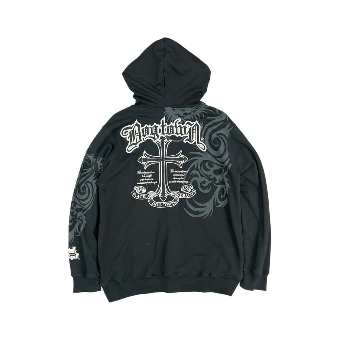 Dog Town black dragon hoodie zip 상품이미지1
