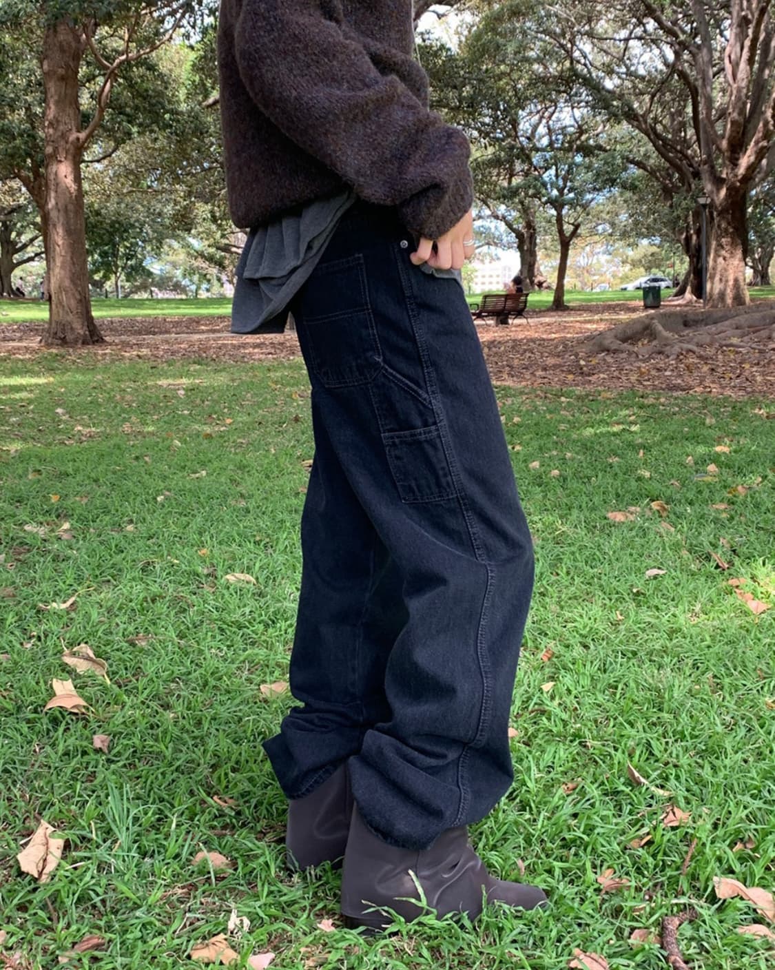 Aube Nine 베이직 카펜더 denim 상품이미지3