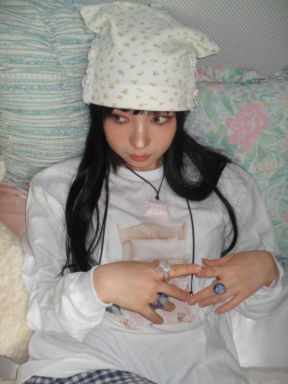 Secret Tooth Pillow Necklace (Pink) 상품이미지6