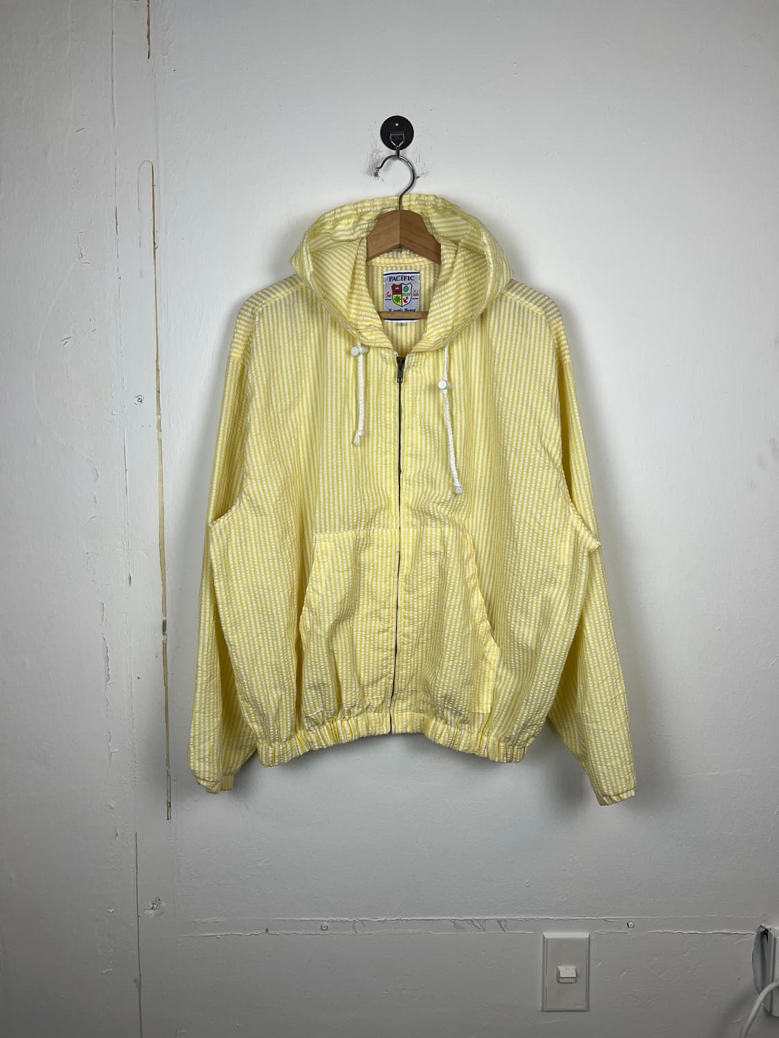 PACIFIC 여성 스트라이프 후드 점퍼 L 상품이미지1