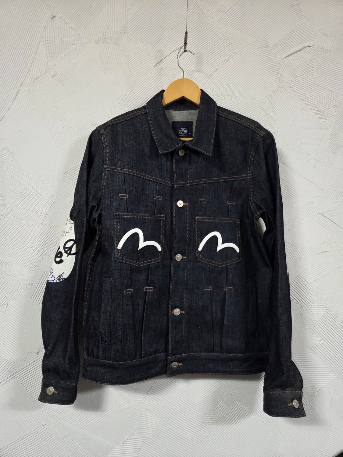 에비수 생지 데님 자켓 상품이미지1