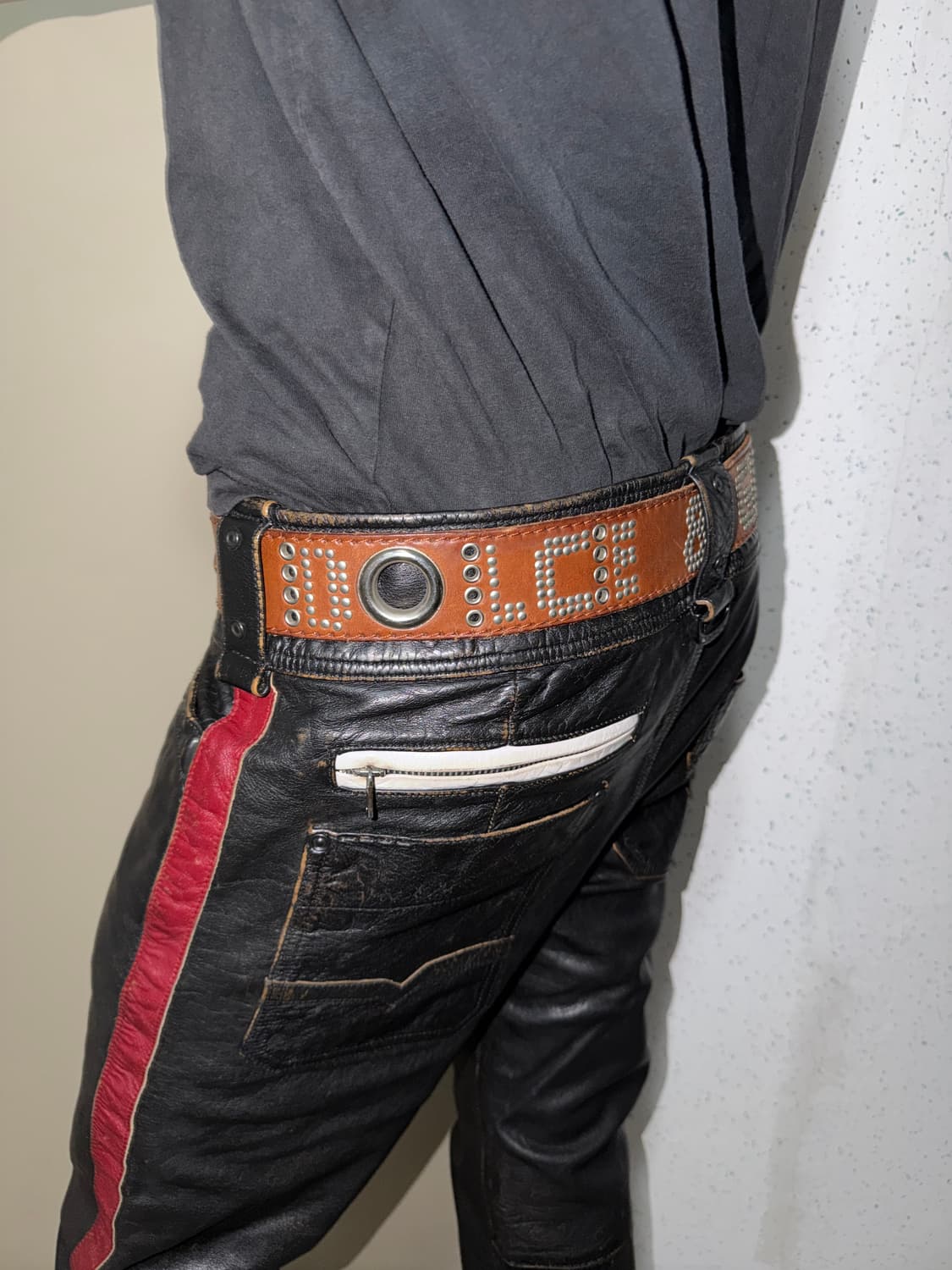 돌체앤가바나 스터드 로고 벨트 상품이미지2