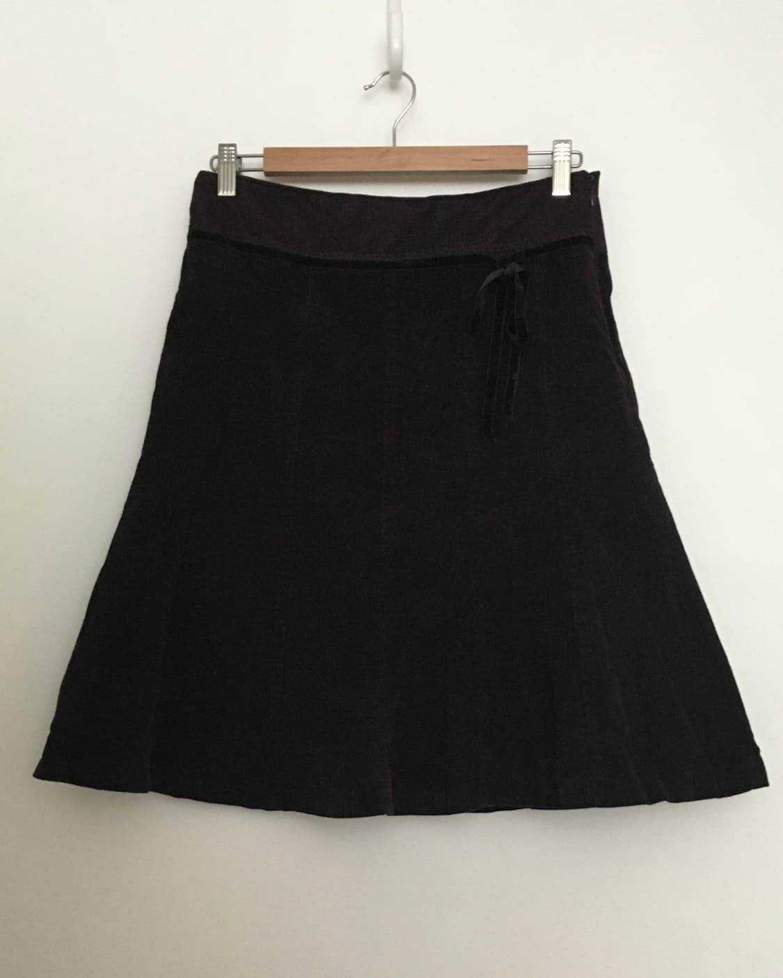 VTG corduroy/velvet midi Skirt 상품이미지1