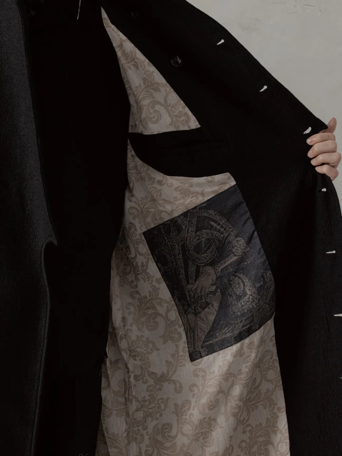 Professor E 24FW Redingote black 상품이미지4