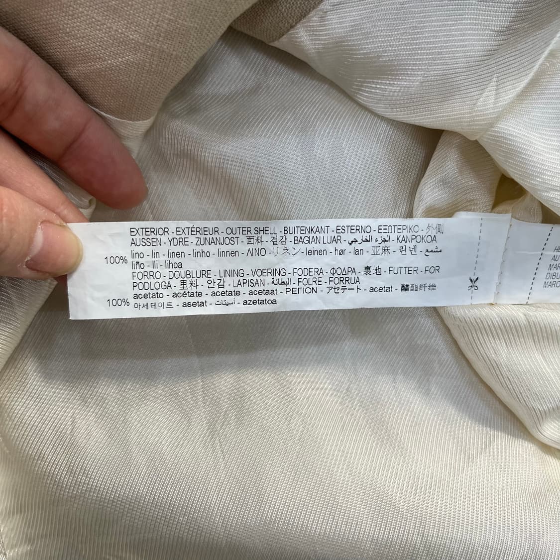 XS 자라 여성 린넨 자켓 0410M 상품이미지3