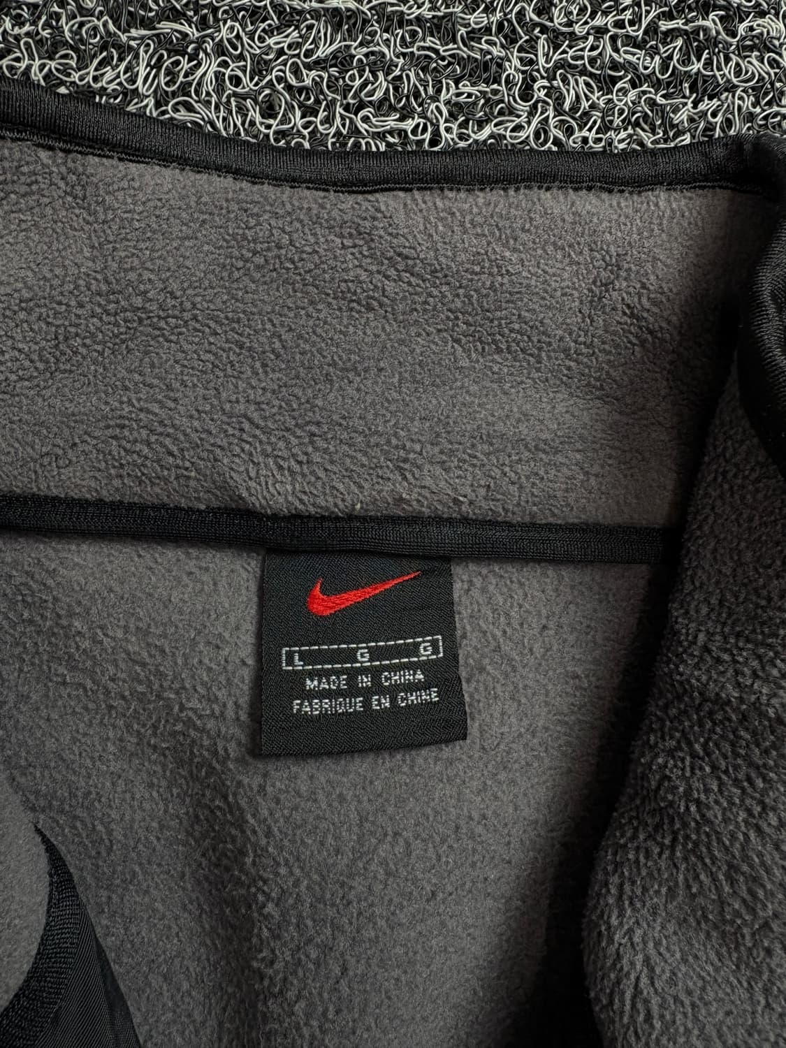 00s 나이키 올드스쿨 디테일 박시핏 후리스 자켓 1868 상품이미지3