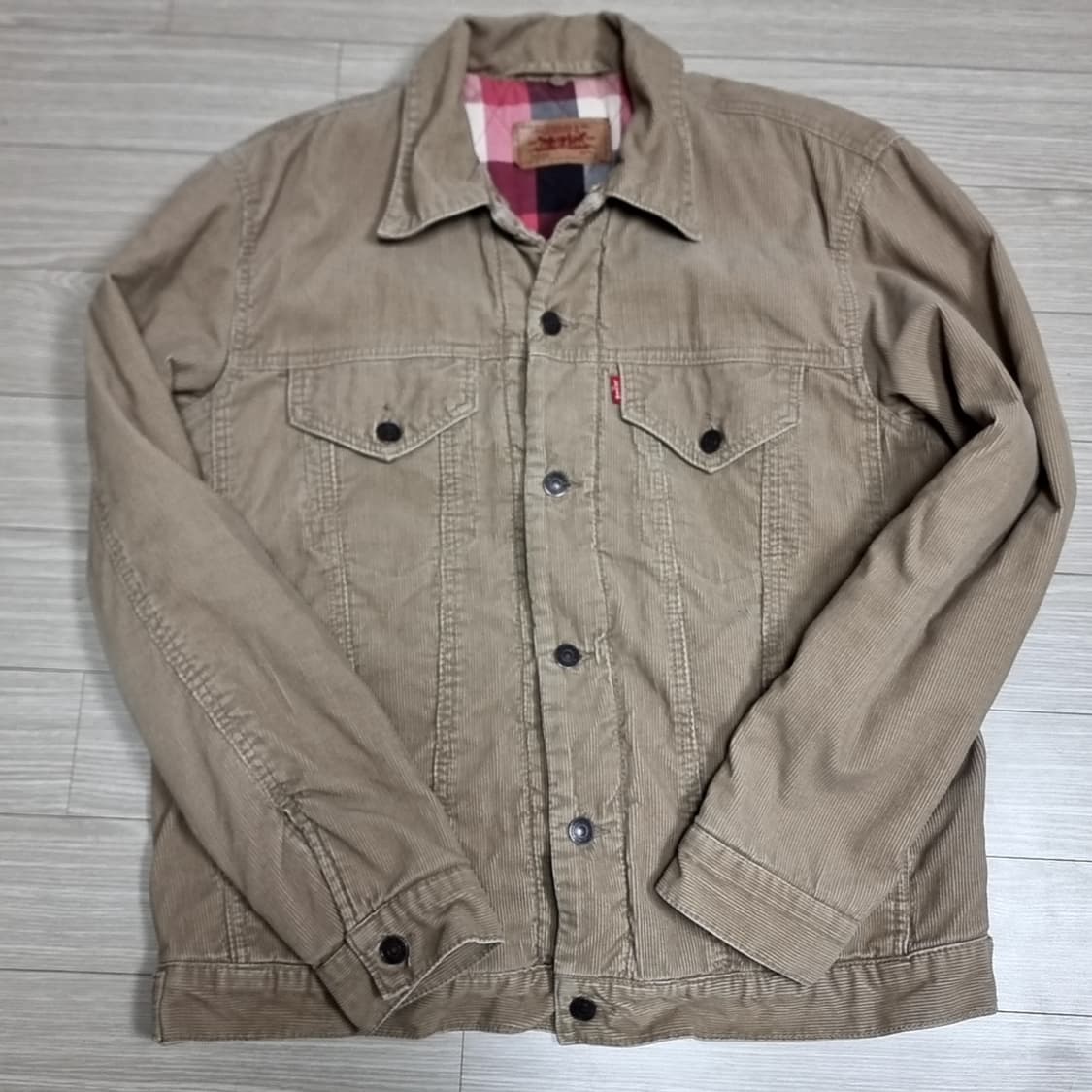 일본제 90s 리바이스 코듀로이 자켓 브라운(100) 상품이미지1