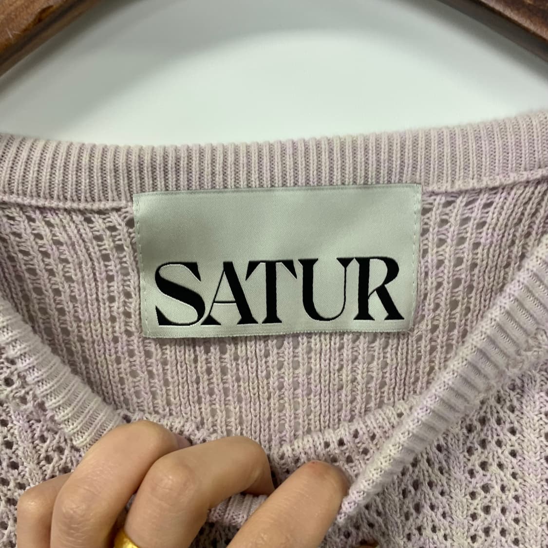 Satur 세터 이비자 메시드 니트 상품이미지5