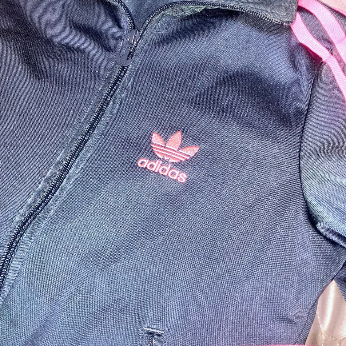 핑크 네이비 아디다스 져지 80S 상품이미지3