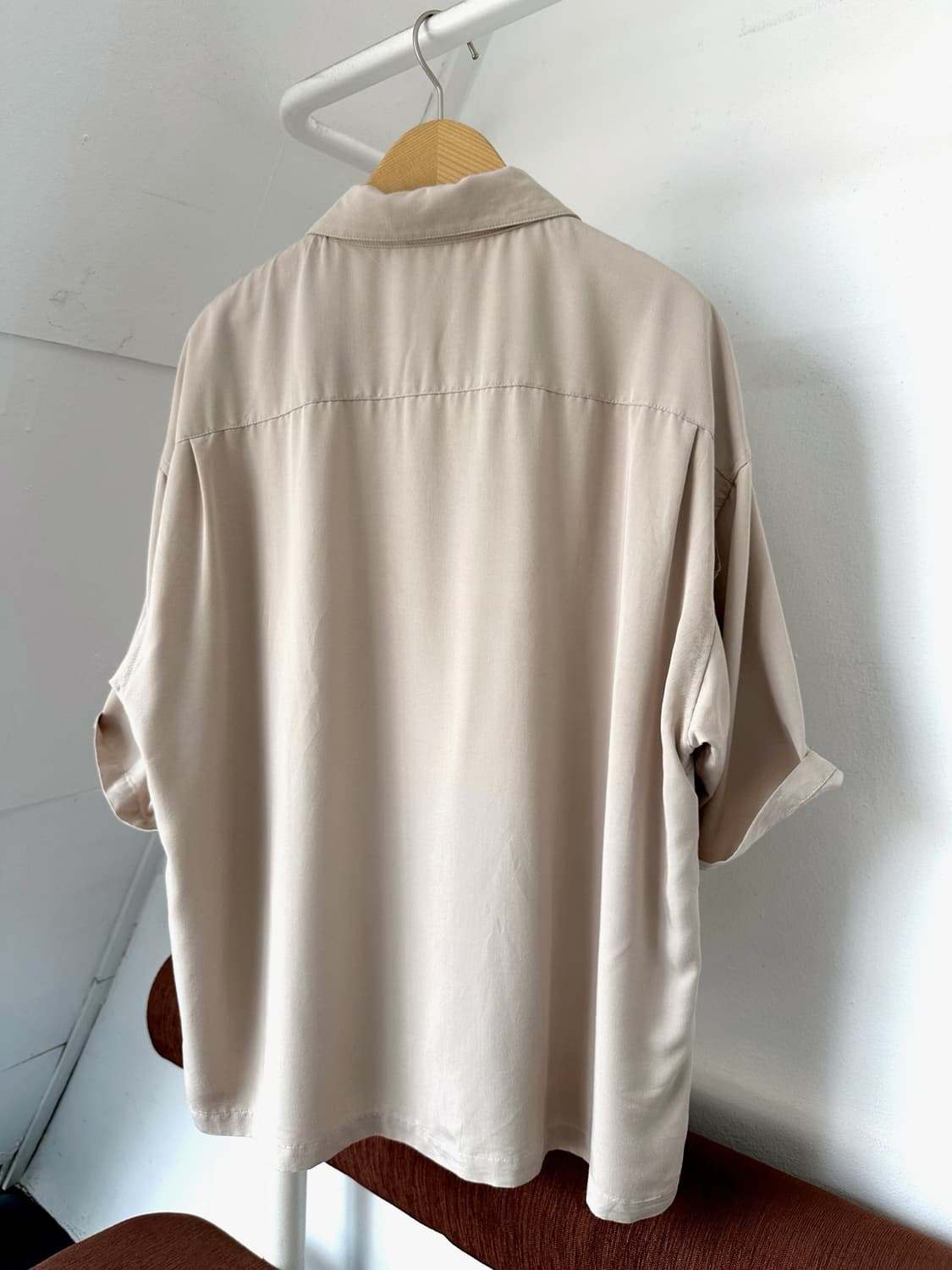 Zip design silky touch P/O top 상품이미지6