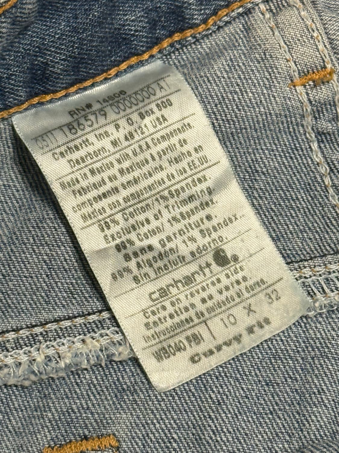칼하트 빈티지 부츠컷 데님팬츠 Carhartt boot cut [34] 상품이미지8