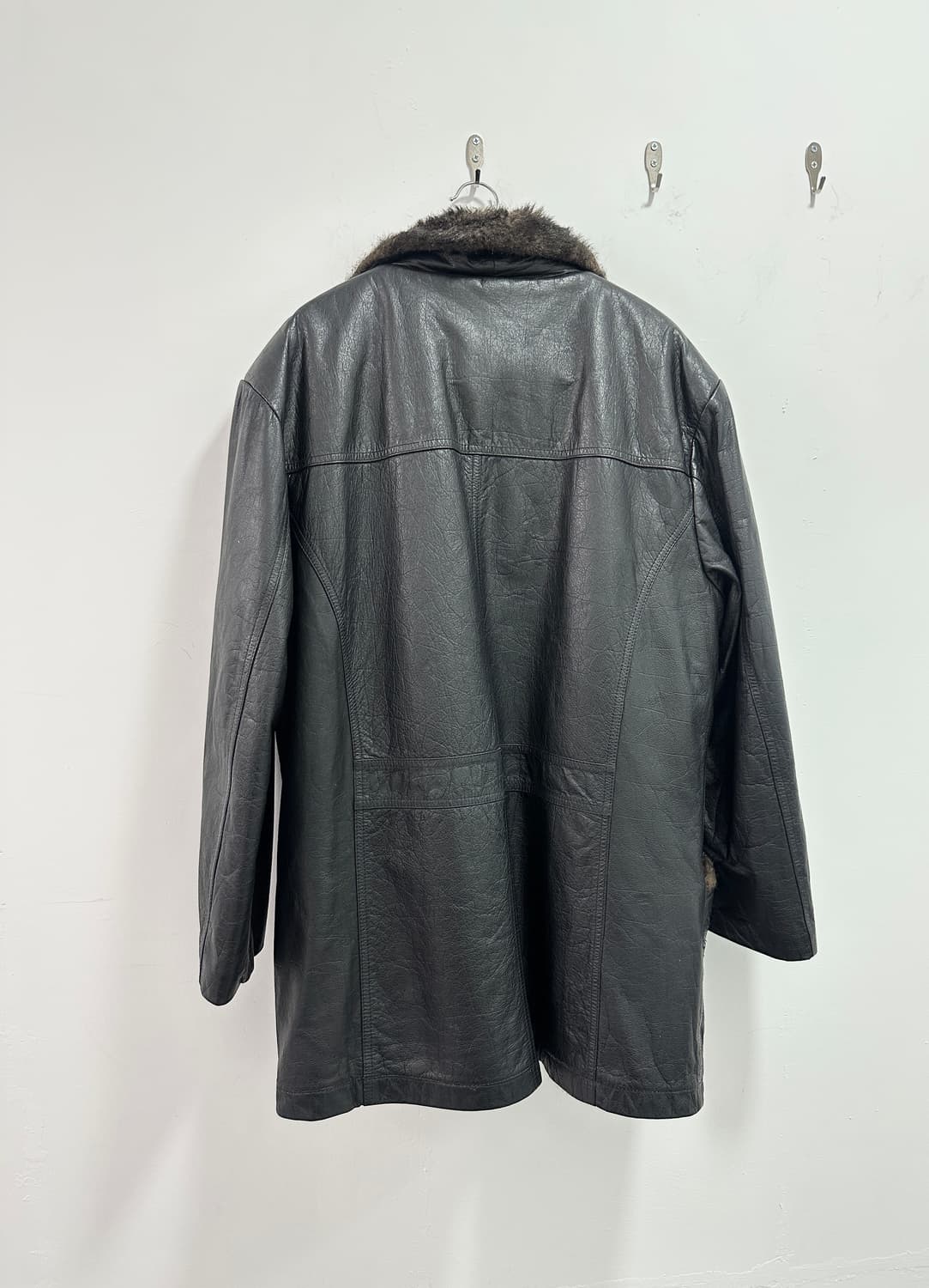 Crocodile lambskin fur coat  상품이미지10