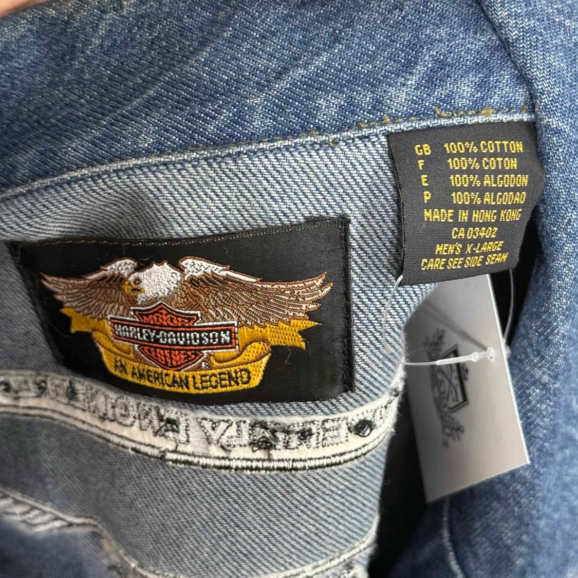 할리데이비슨 데님 라이더 자켓 상품이미지5