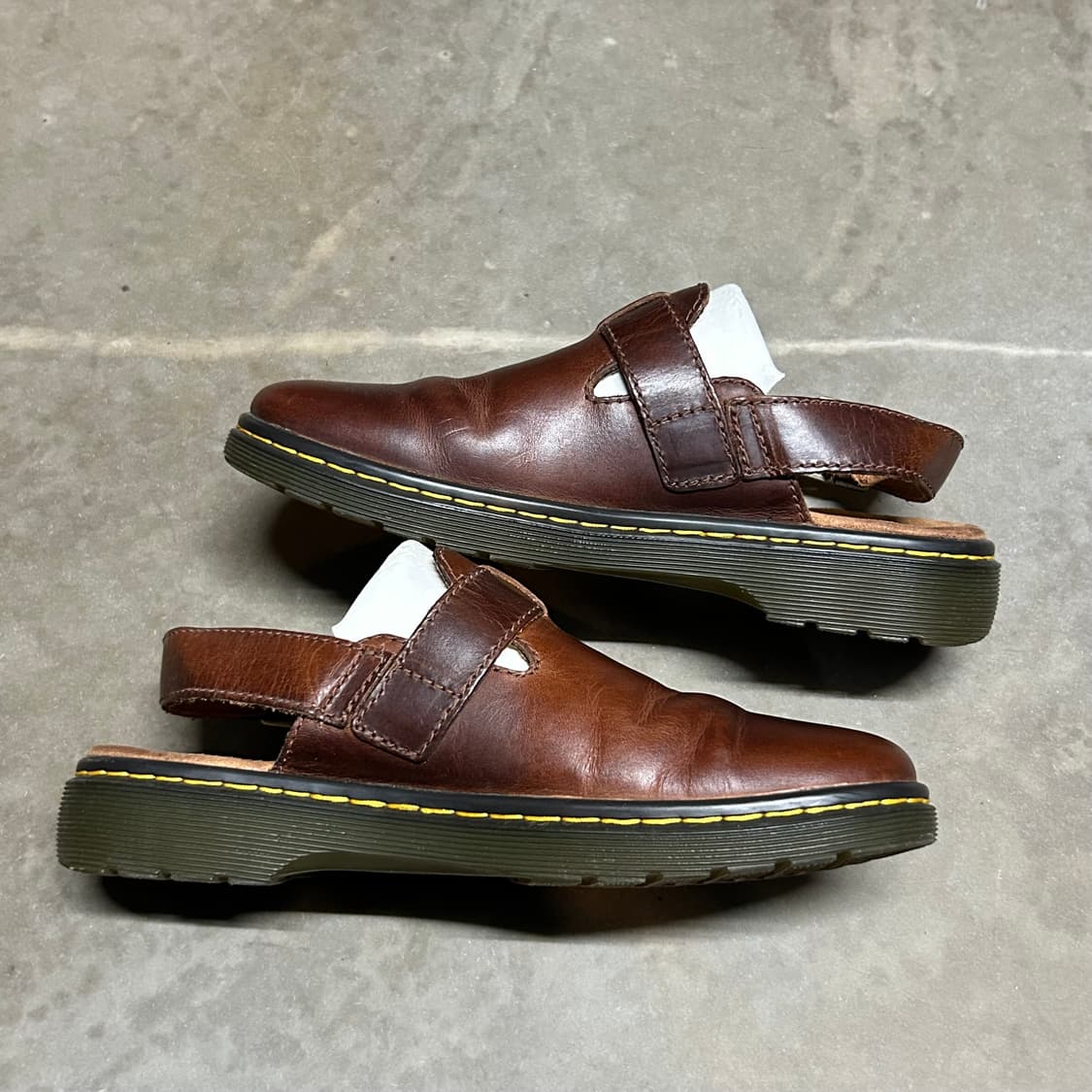 닥터마틴 조지(JORGE) 다크브라운 레더 뮬/샌들 UK4 상품이미지5