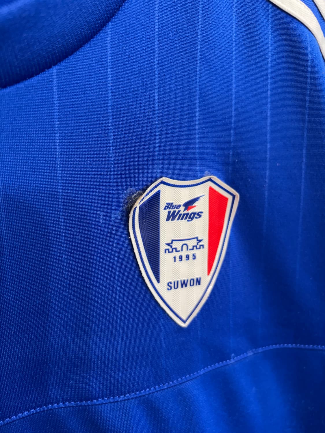 105 아디다스 수원 삼성 블루윙즈 기능성 축구 긴팔 티셔츠 상품이미지3