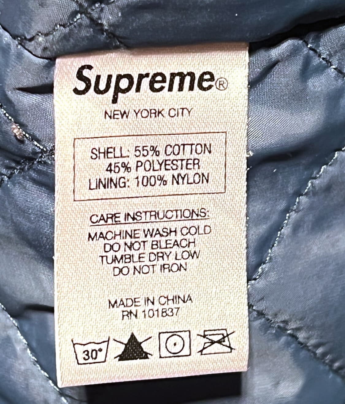 17SS 슈프림 x 트래셔 포플린 크루 자켓 상품이미지6