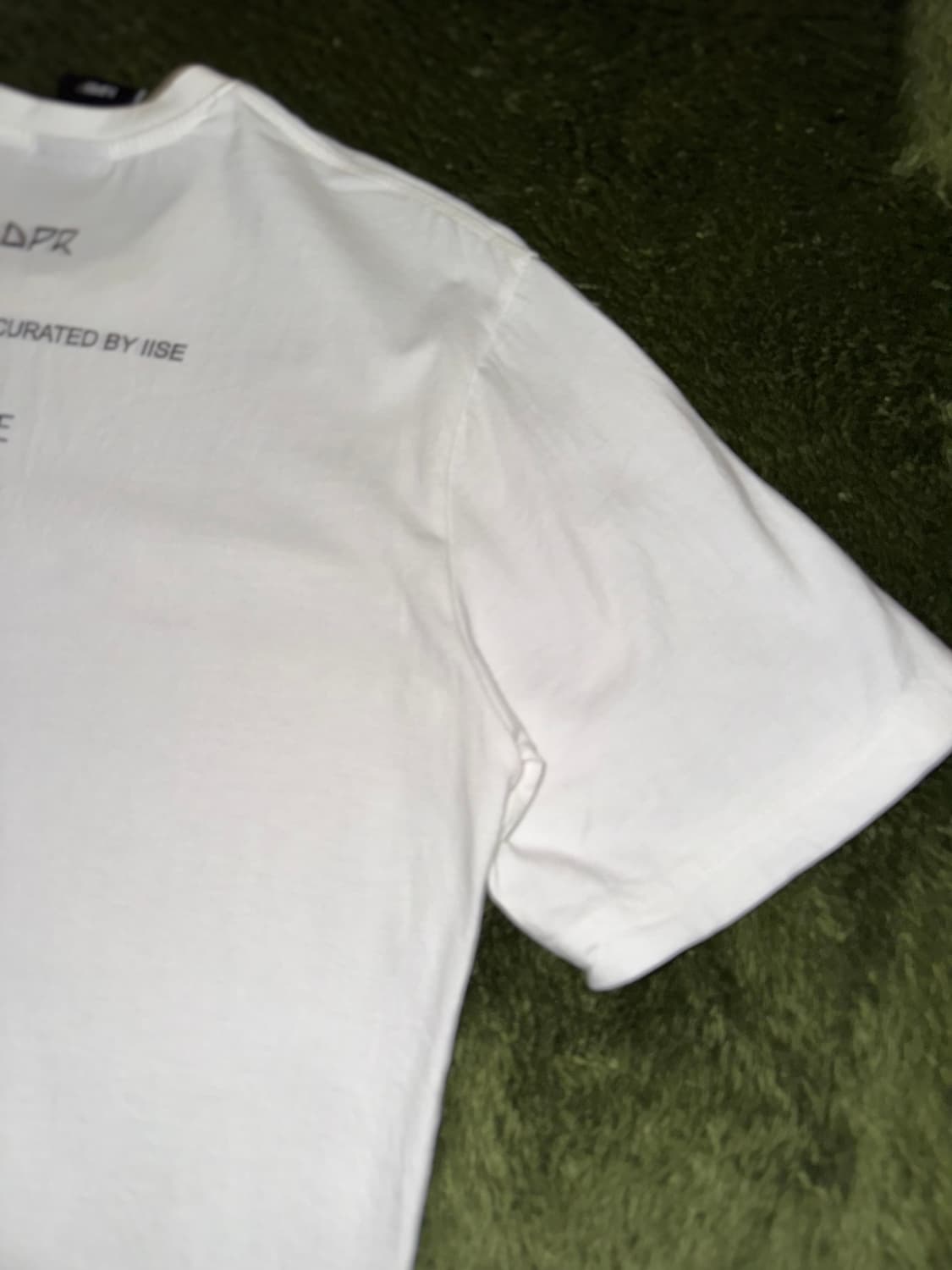 [L] IISE X DPR 이세 디피알 콜라보 티셔츠 화이트 상품이미지8