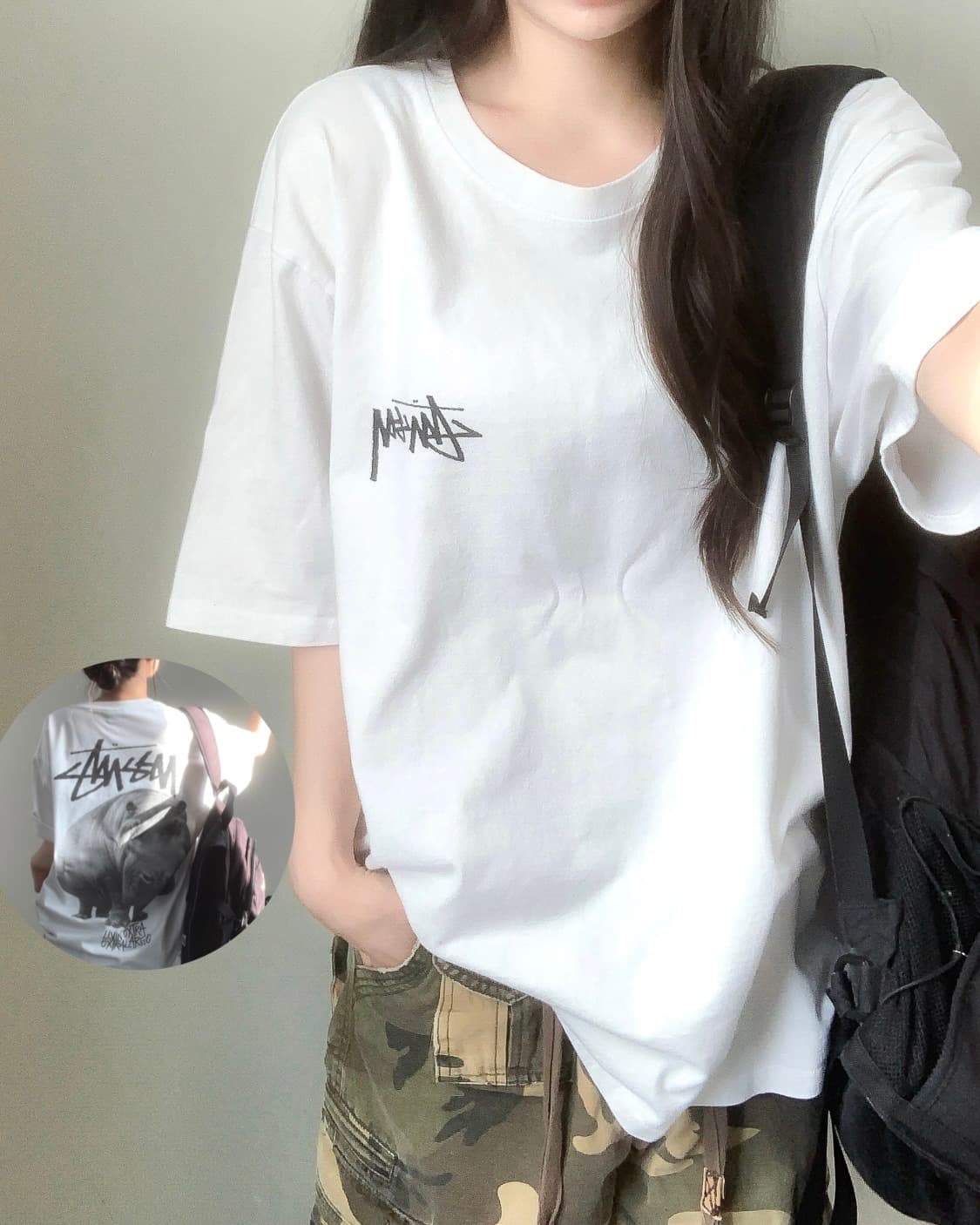 스투시 하마 반팔티 상품이미지1