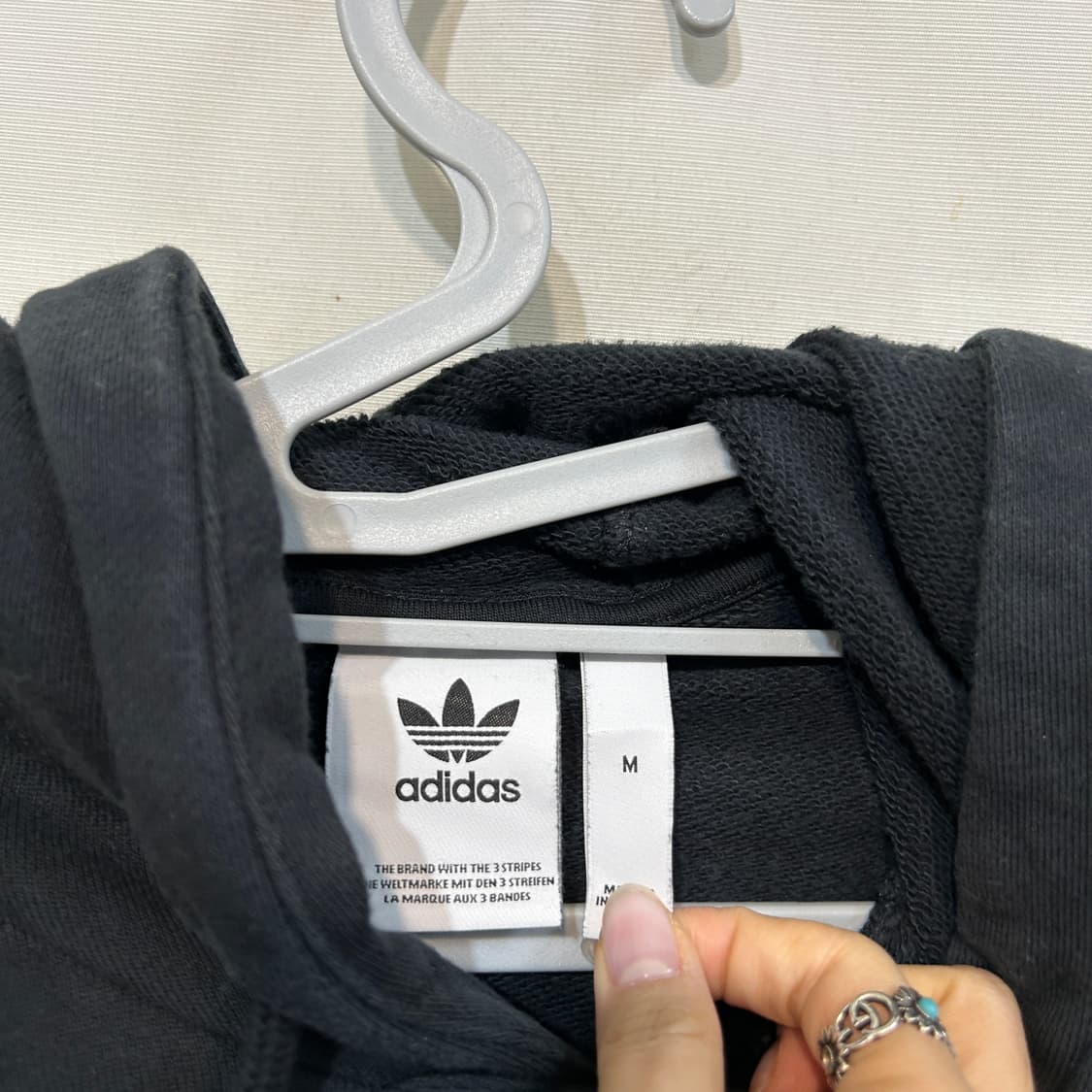 아디다스 남성 기모 후드티 M 상품이미지2