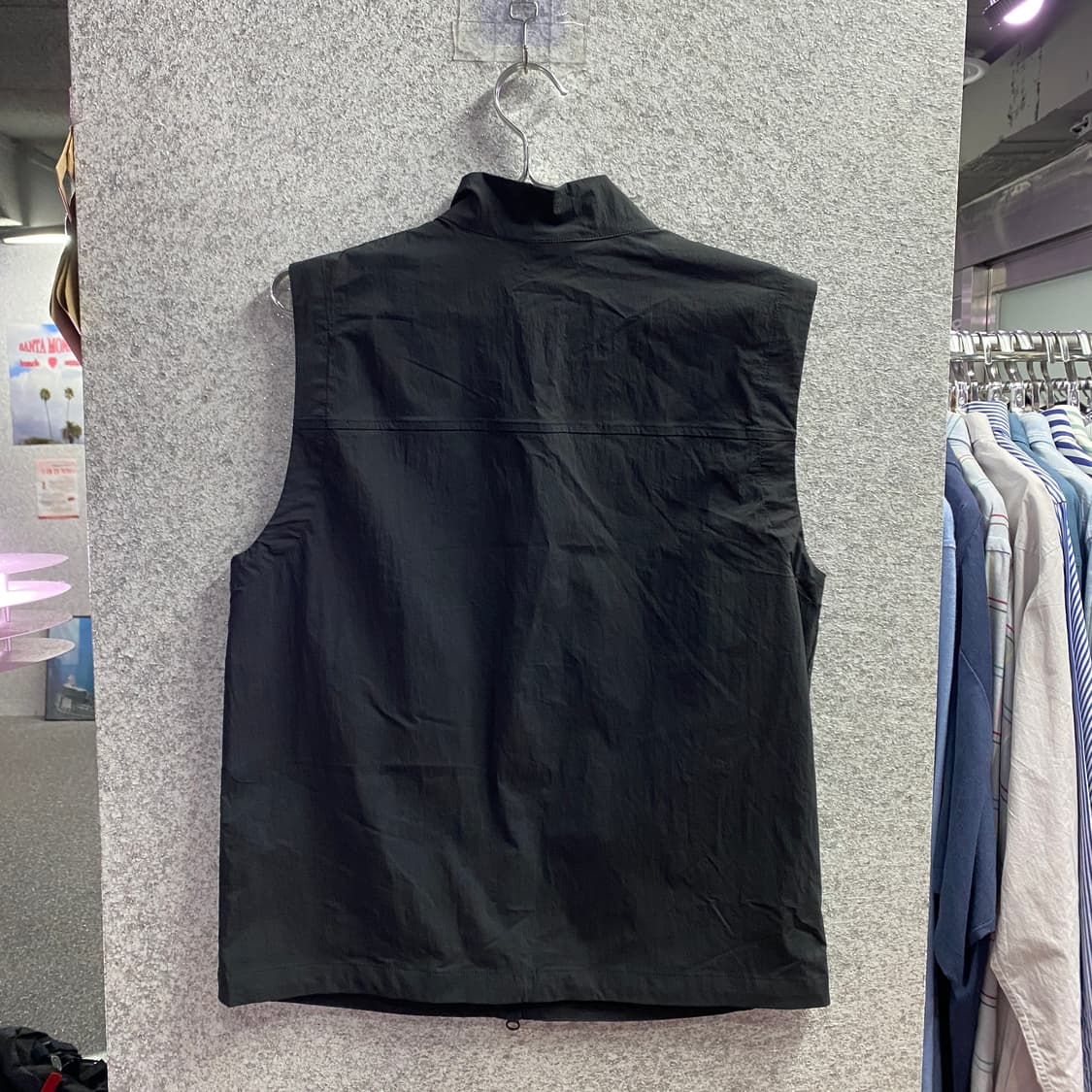 스노우피크 어패럴 블랙 루트 스탠드넥 베스트B4084  상품이미지6