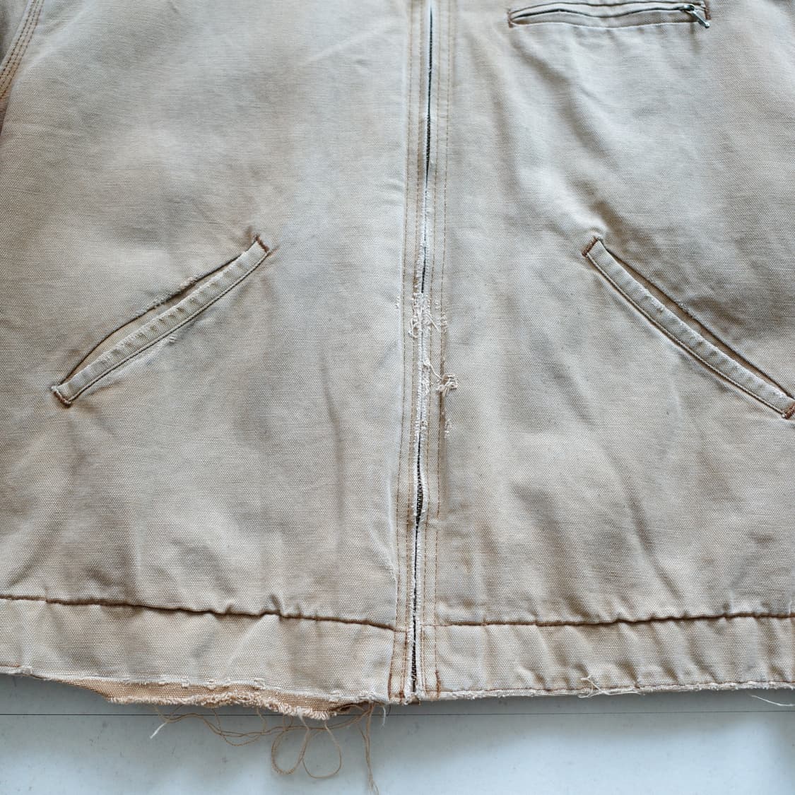80s 칼하트 디트로이트 6BLJ (MADE IN USA) 44사이즈 상품이미지5