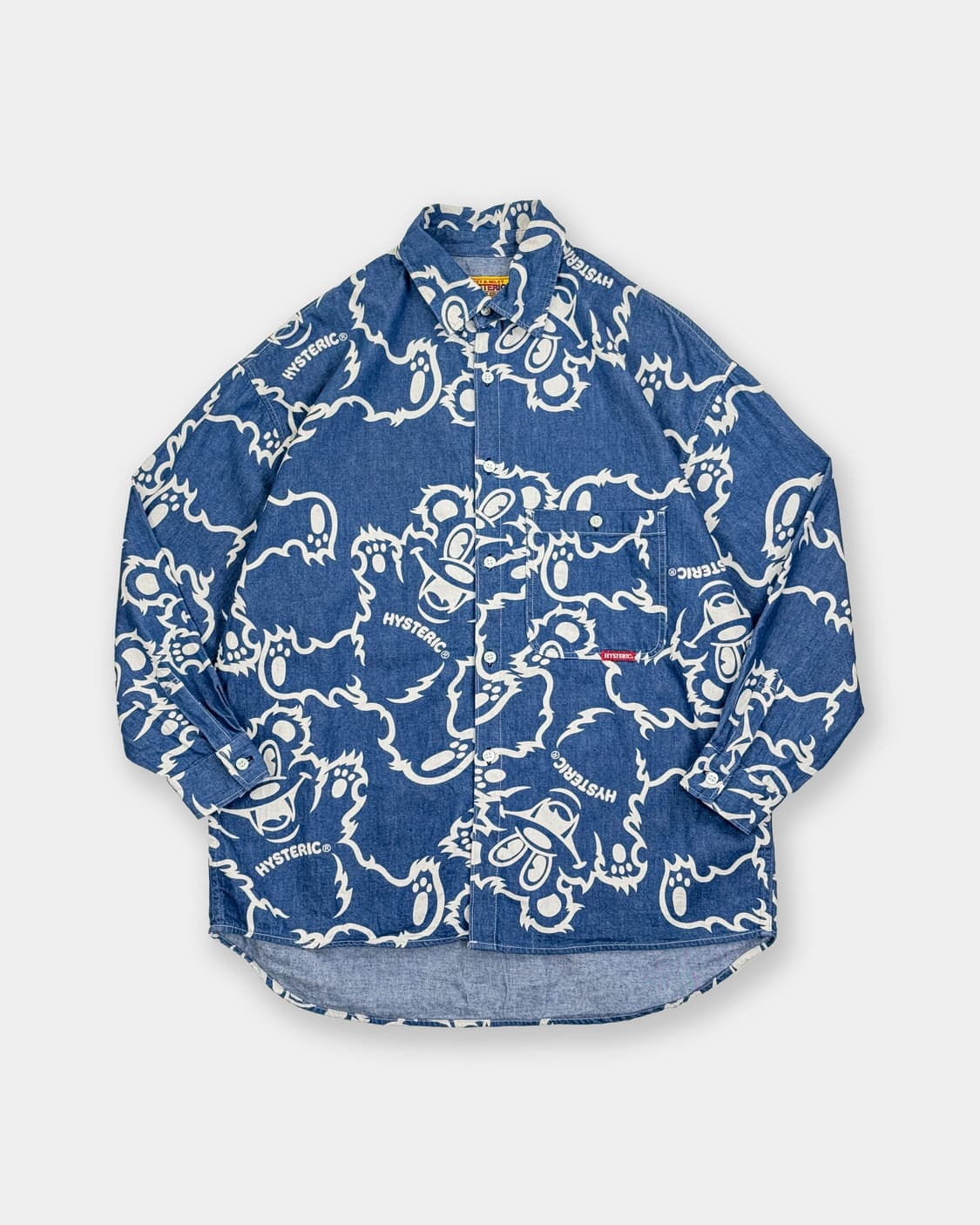 HYSTERIC GLAMOUR Oversized Denim Shirt 상품이미지1