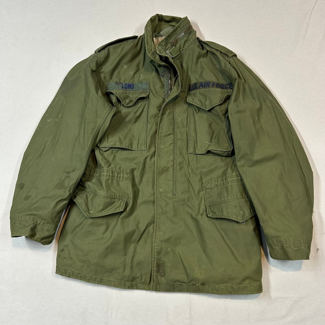 M) USAF 오리지널 미군 M65 필드자켓 70s OG-107 상품이미지1