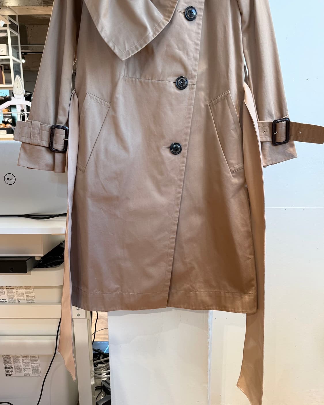 비비안 웨스트우드 브라운 벨티드 트렌치 코트  상품이미지6