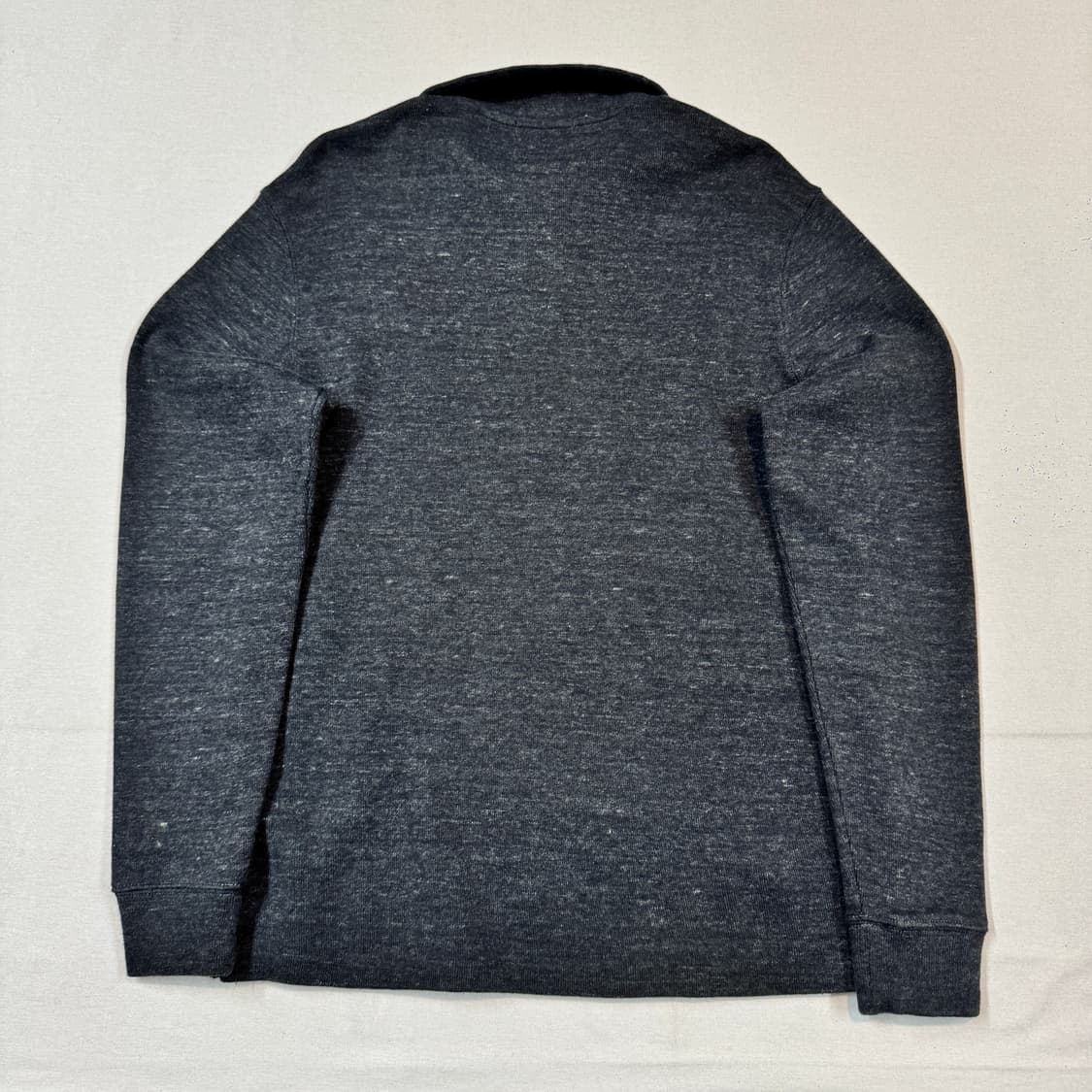 M) 폴로 랄프로렌 반집업 풀오버 코튼 니트 차콜 그레이 상품이미지5