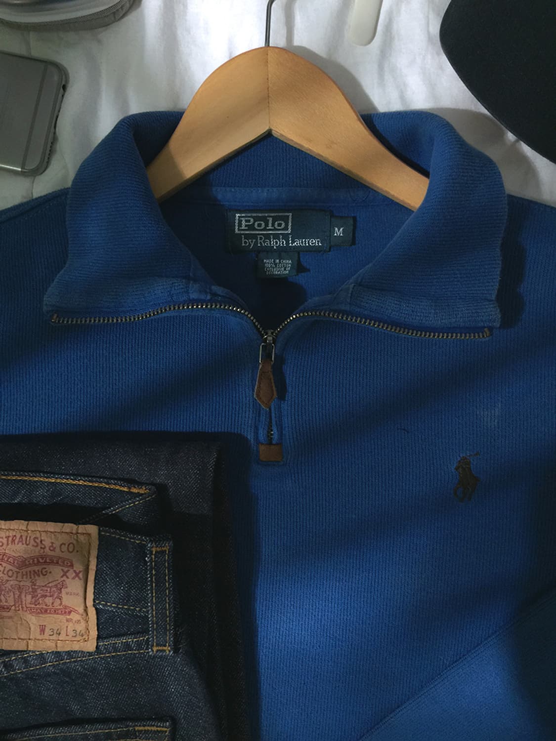 (WOMAN) 폴로랄프로렌 반집업 스웻맨투맨 XL  상품이미지2