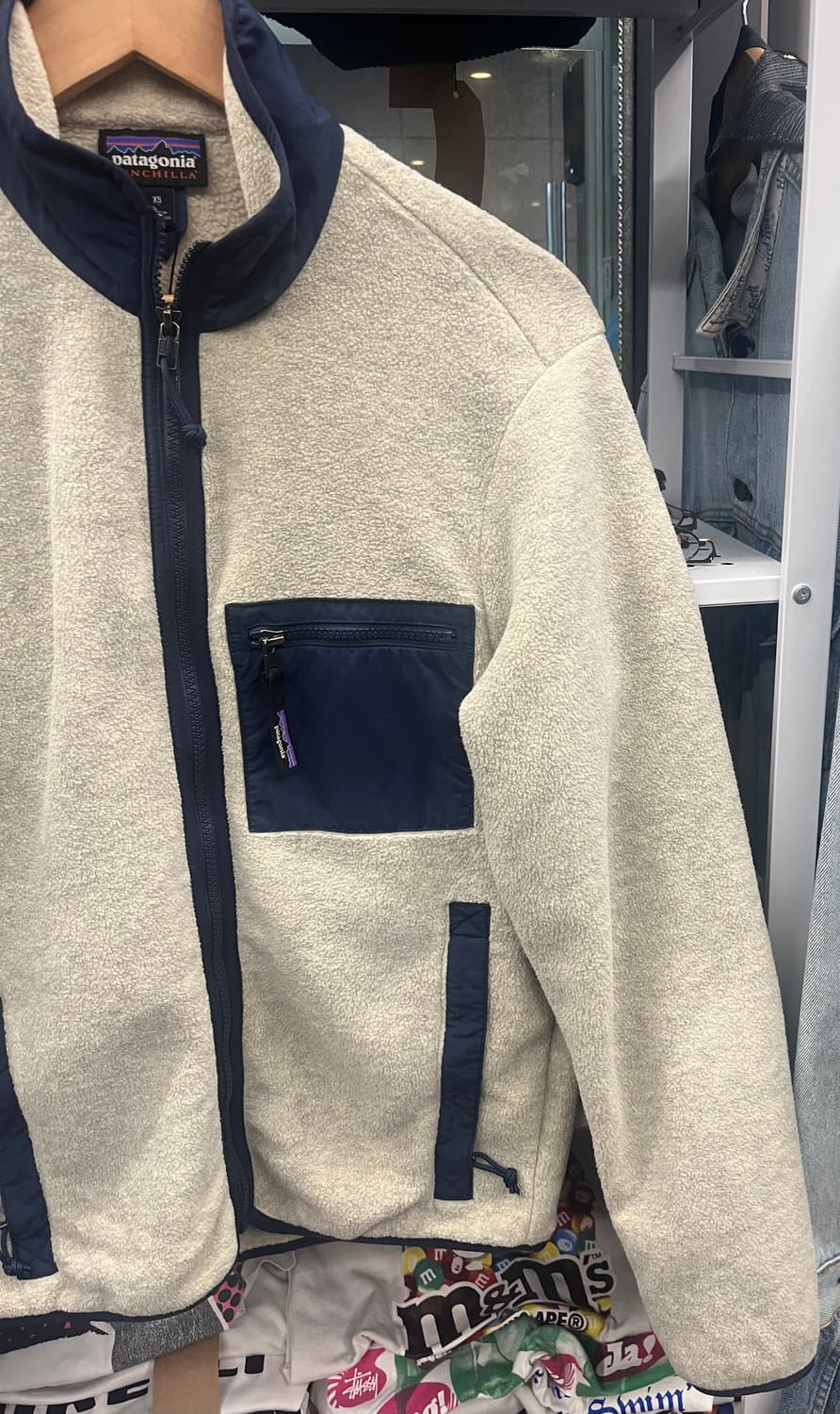 파타고니아 신칠라 플리스 자켓 아이보리 상품이미지4
