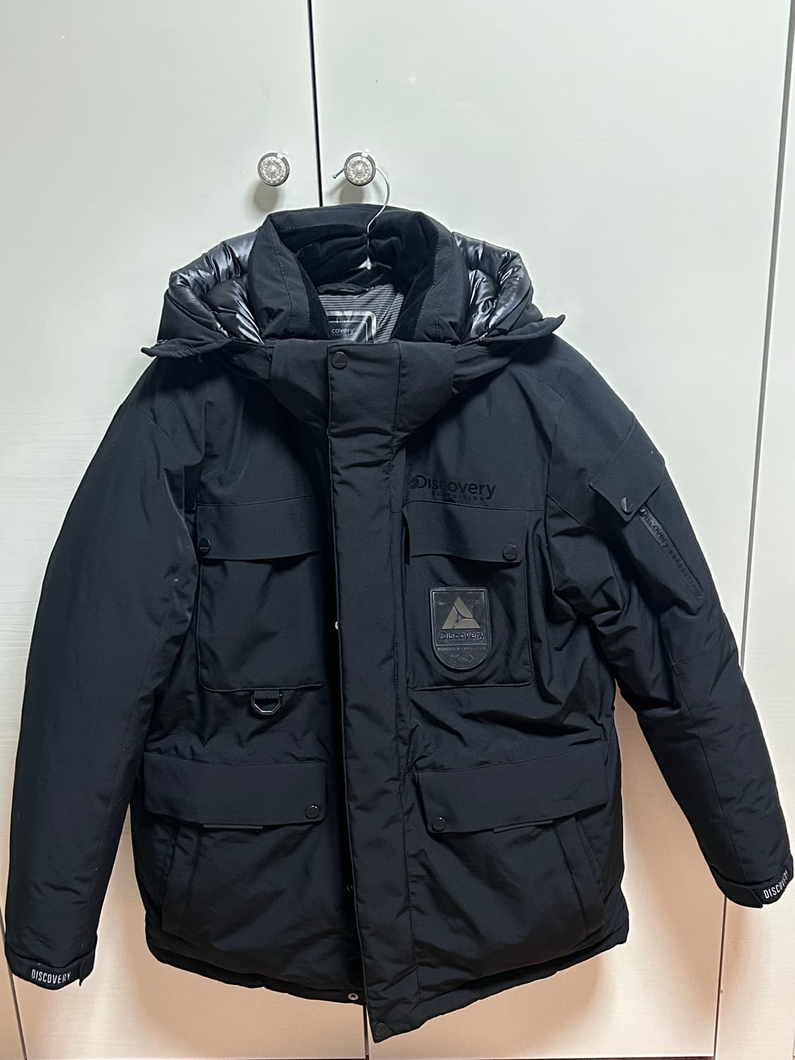 디스커버리 밀포드 구스다운 패딩 블랙 남성 95 상품이미지1