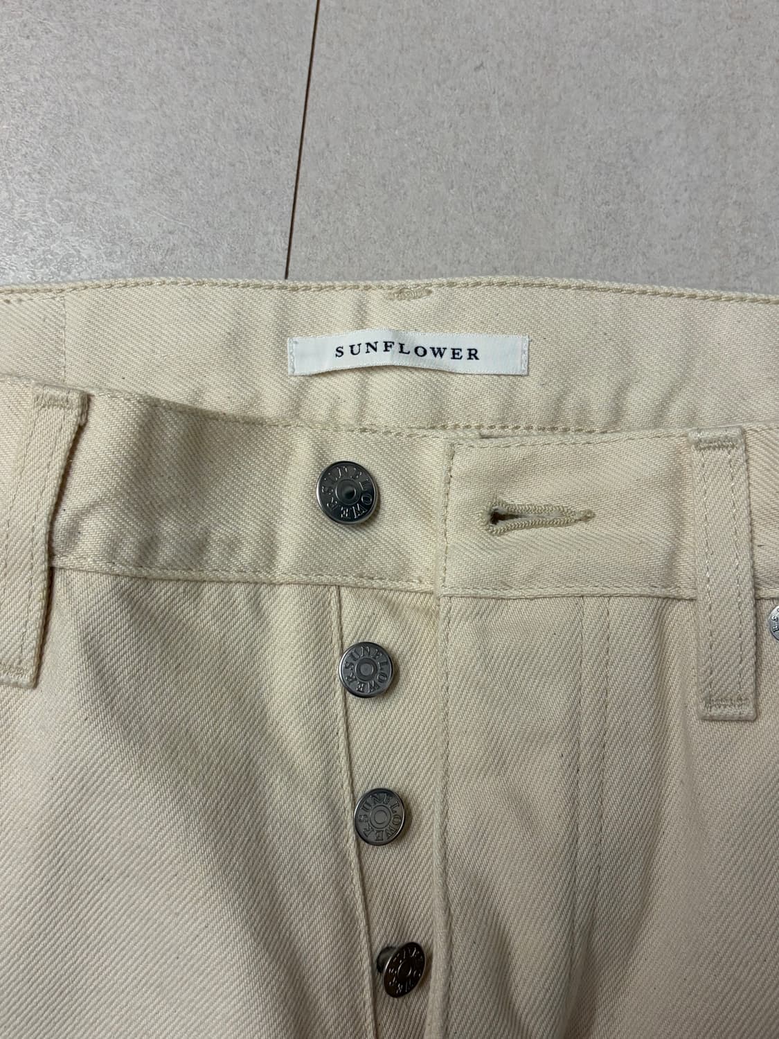 [32] 선플라워 루즈 데님 에크루 상품이미지2