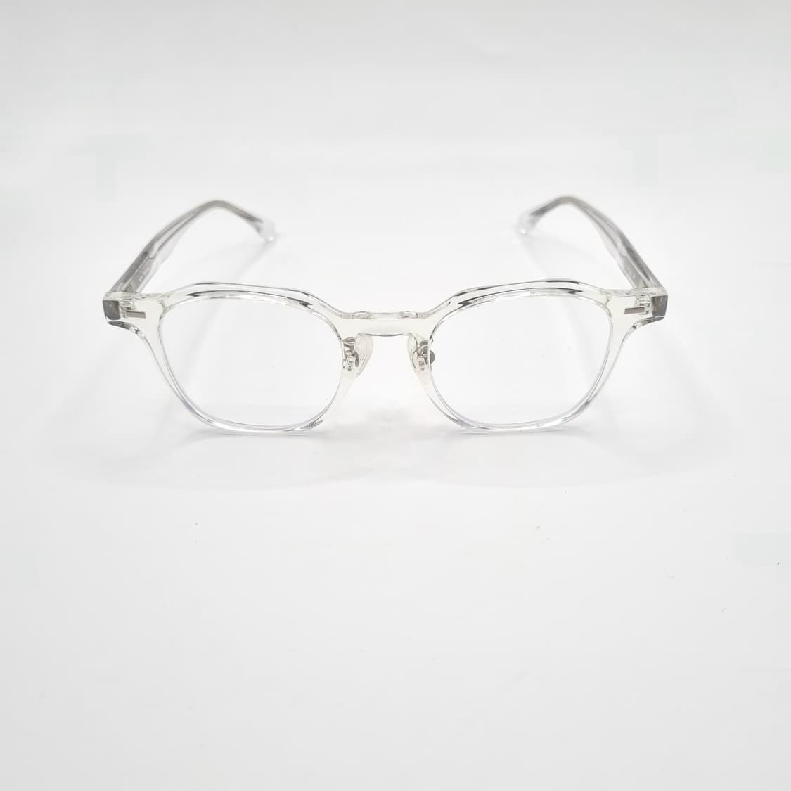 오피스 클리어 코받침있는 뿔테 사각 블루라이트 렌즈 301 상품이미지2