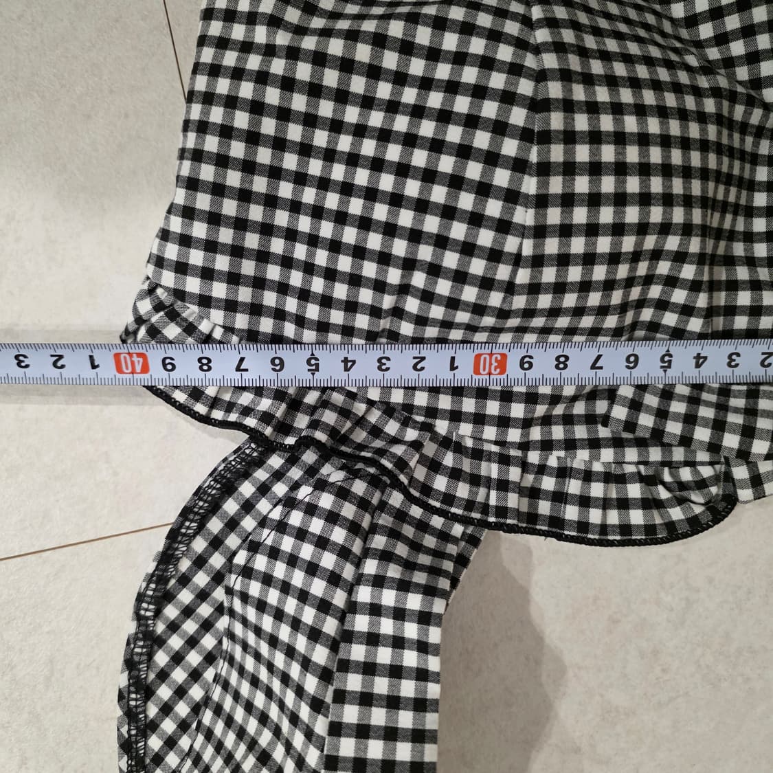 ELIYAH 체크 미니 원피스 55사이즈 상품이미지10