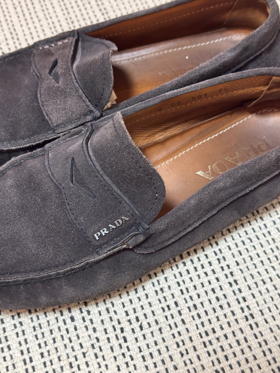 빈티지 프라다 스웨이드 플랫슈즈 상품이미지3