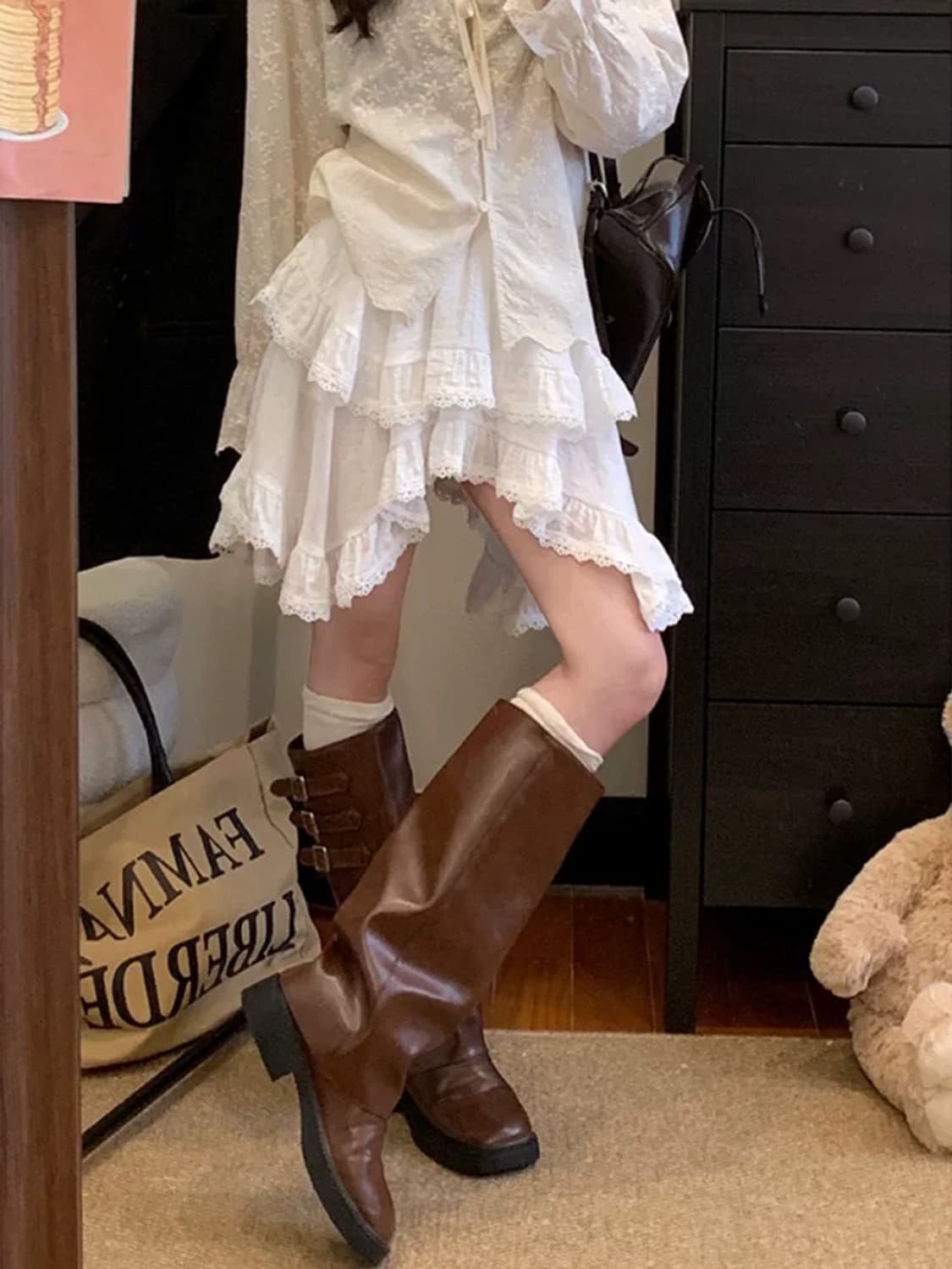 [새상품] 언발 캉캉 스커트 상품이미지2