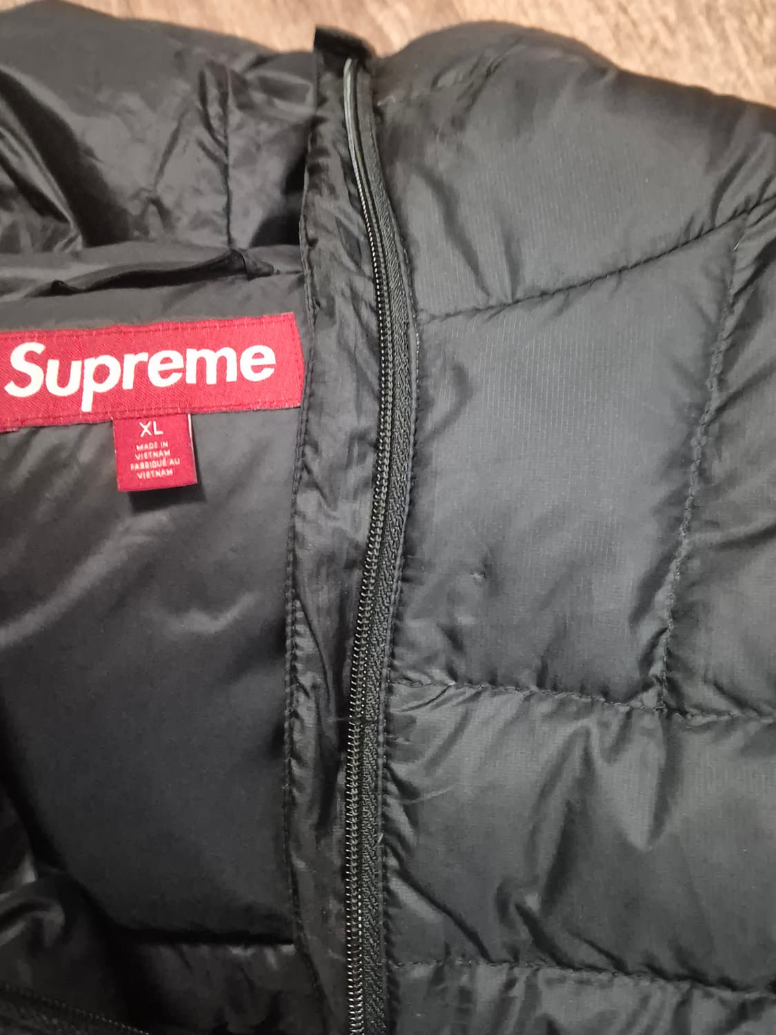 슈프림 마이크로다운 하프집 경량패딩 XL 상품이미지5