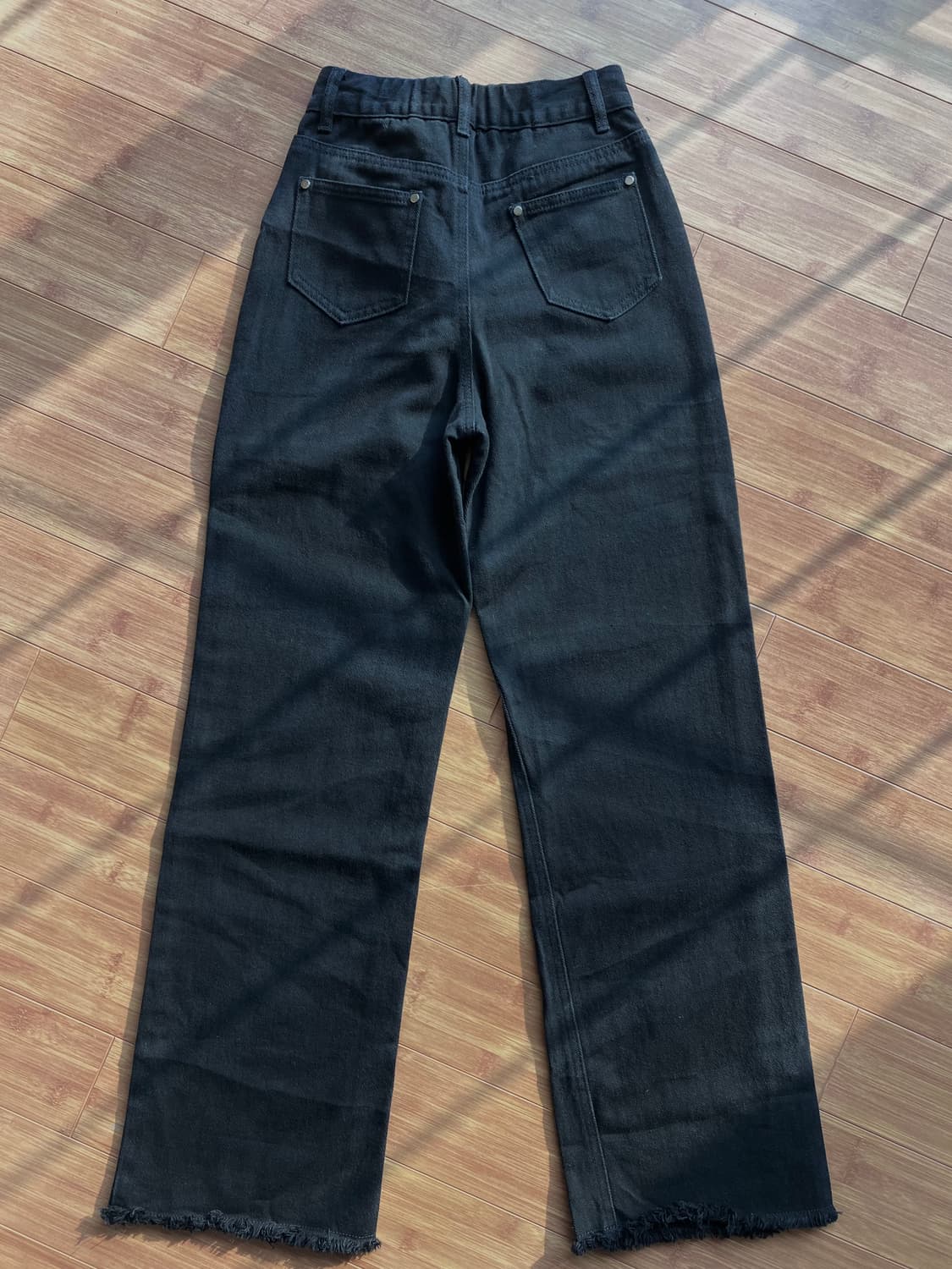 블랙 데님 팬츠  상품이미지6