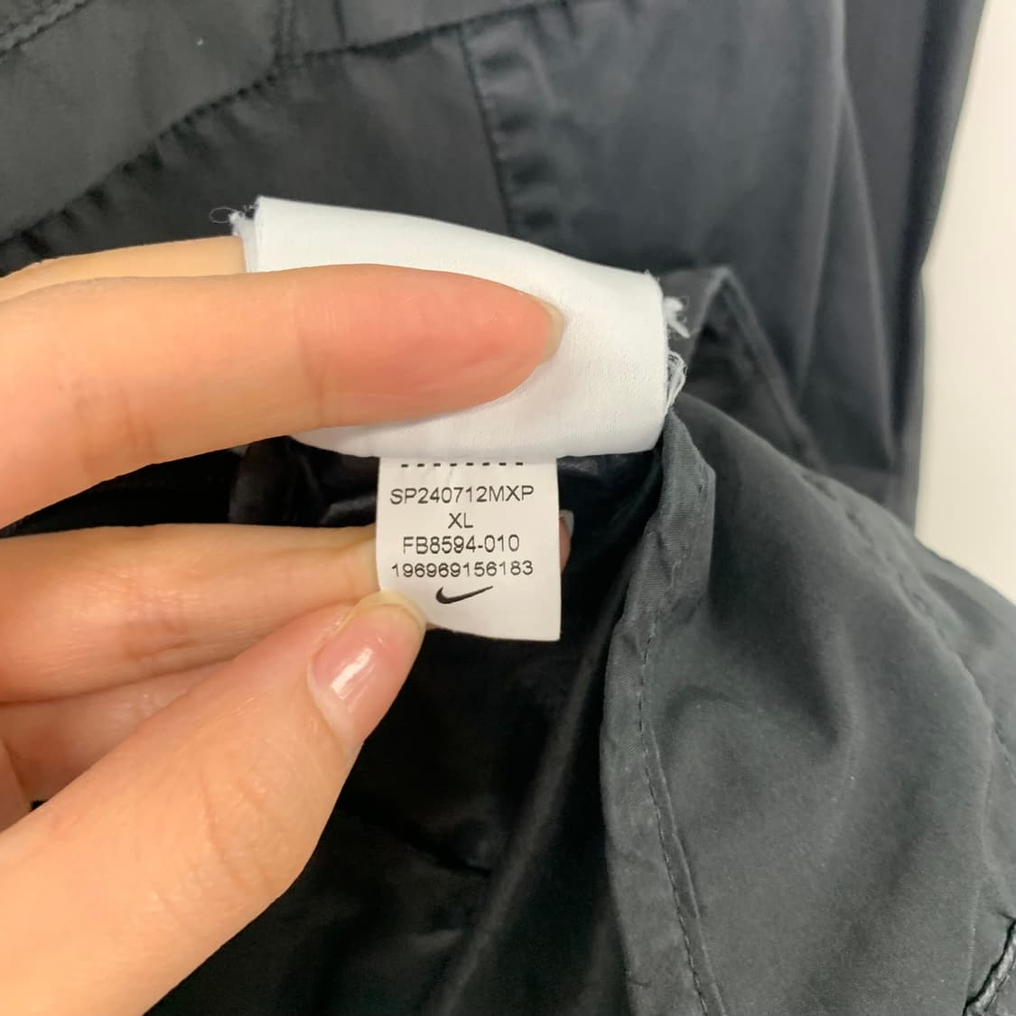 나이키 러닝 블랙 바람막이 자켓 상품이미지6