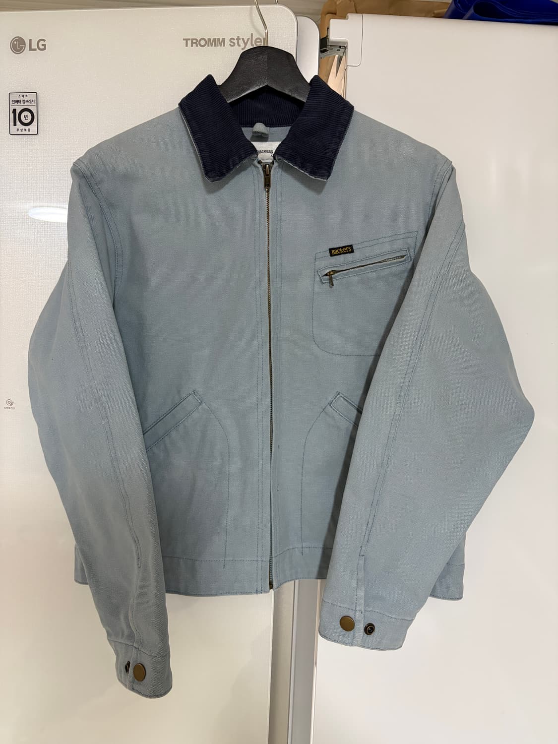 칼하트 맛 하늘색 워크자켓 상품이미지1