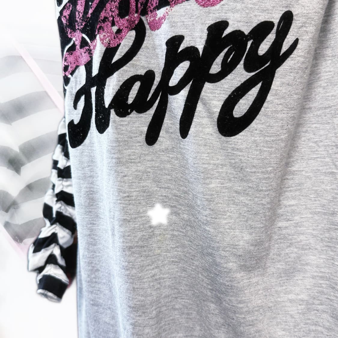 Fiorucci 히메갸루 딱붙 스트라이프 레이어드 롱슬리브 ≽^•⩊•^≼ 상품이미지3