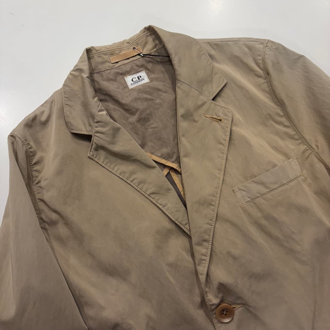 C.P컴퍼니 나일론 빈티지 베이지 블레이저 자켓 D660 상품이미지3