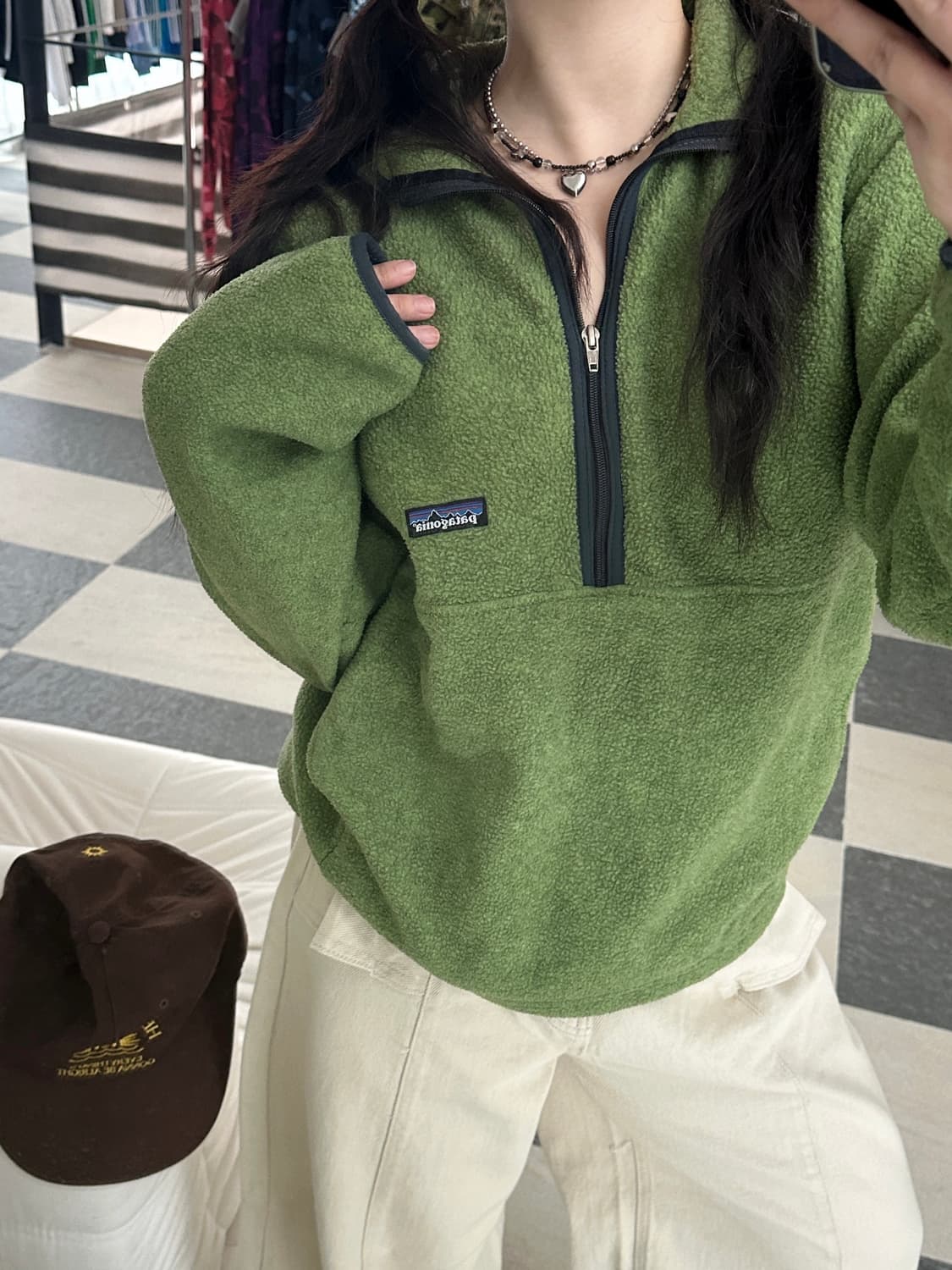 파타고니아 90s 신칠라 말차그린 마수피얼 플리스  상품이미지1