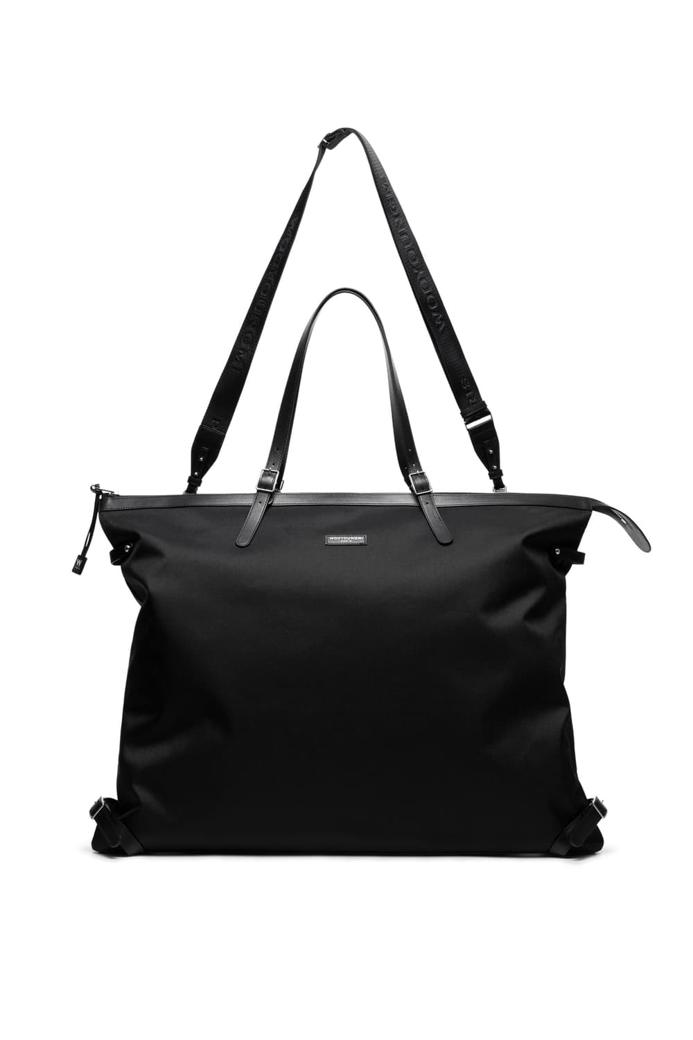 우영미 라지 코듀라 토트백 블랙 상품이미지10