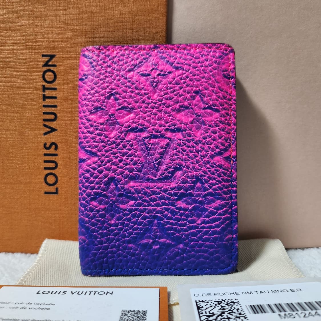 [한정판/풀구성]루이비통 토뤼옹 오거나이저 블루 로즈 상품이미지1