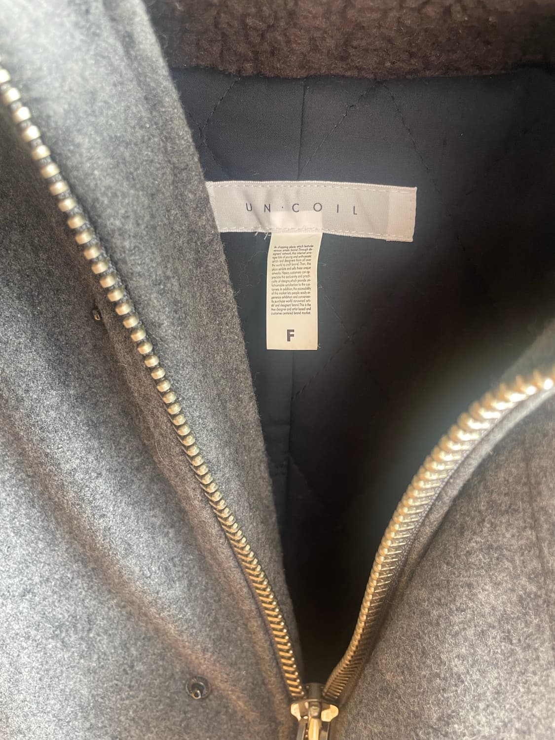 언코일 후드 코트 상품이미지4