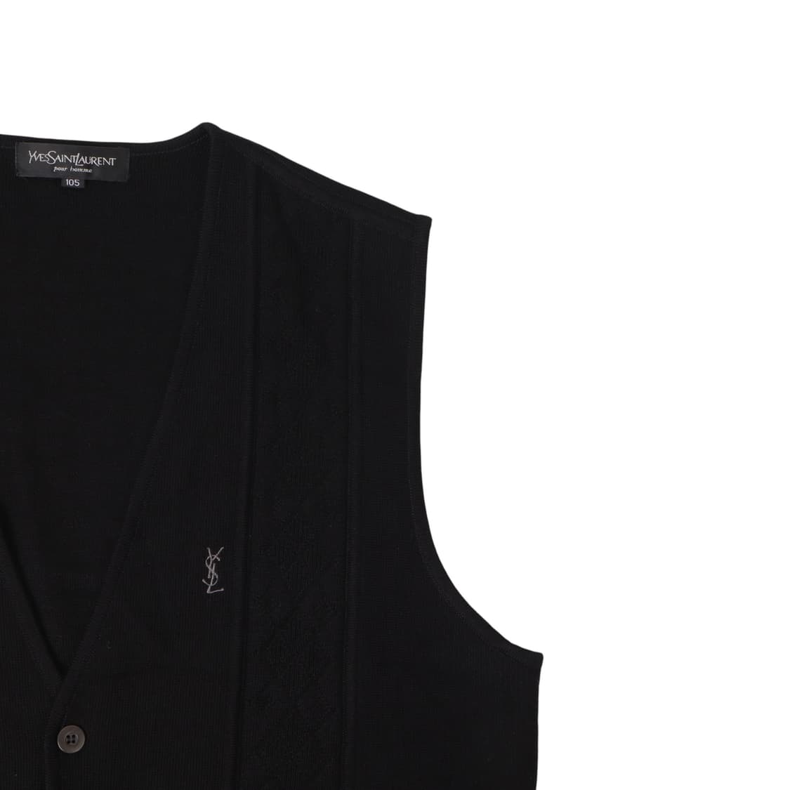 입생로랑 케이블 니트 울 베스트 상품이미지2