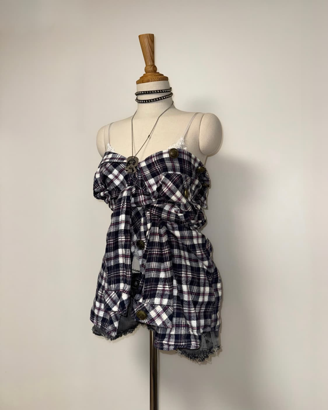 와투케 체크 셔츠  상품이미지4